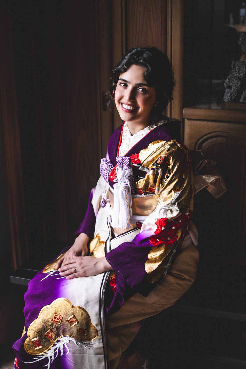 Beatriz Uchiyama in kimono